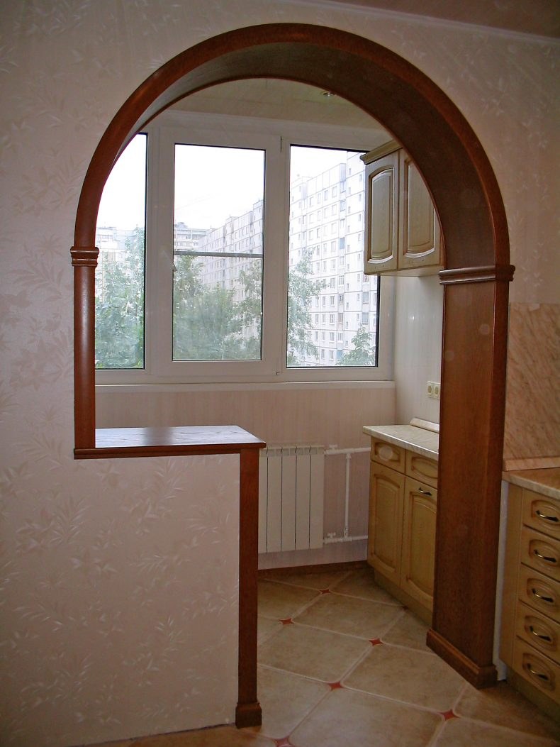 Дверная арка на кухню