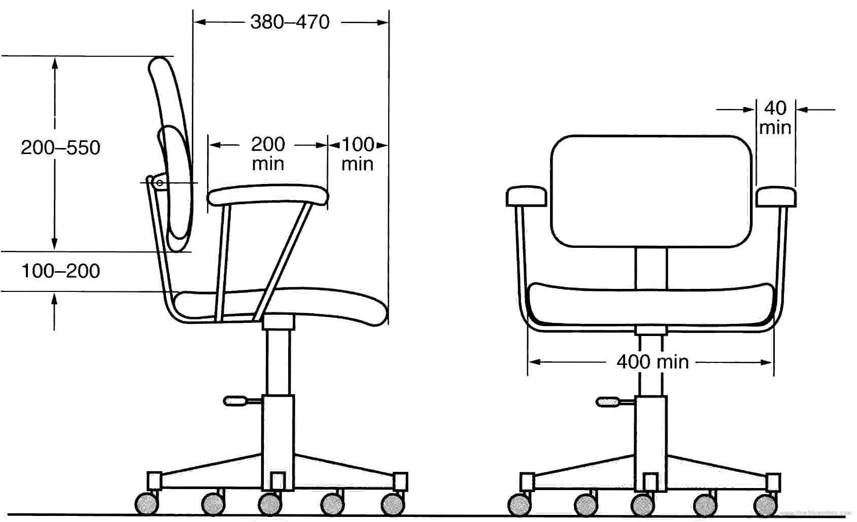 Модель офисного кресла