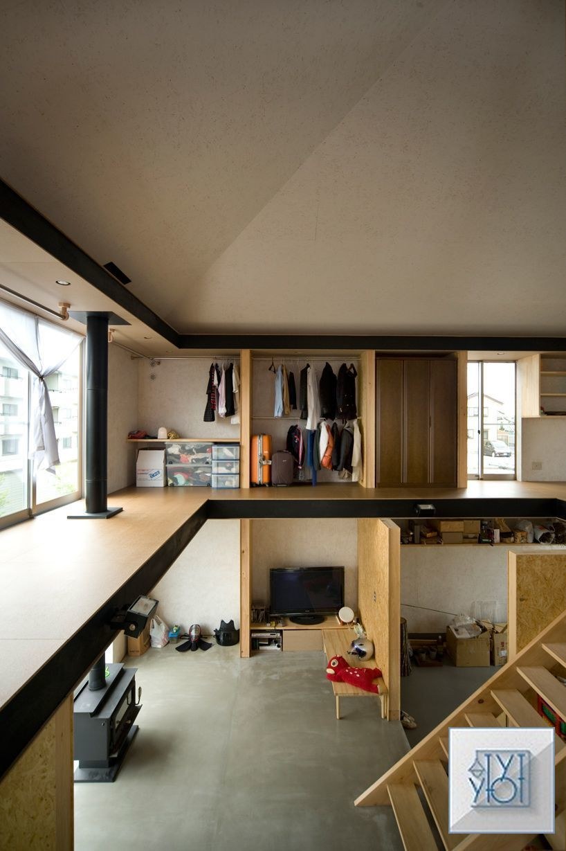 Интерьер жилого гаража