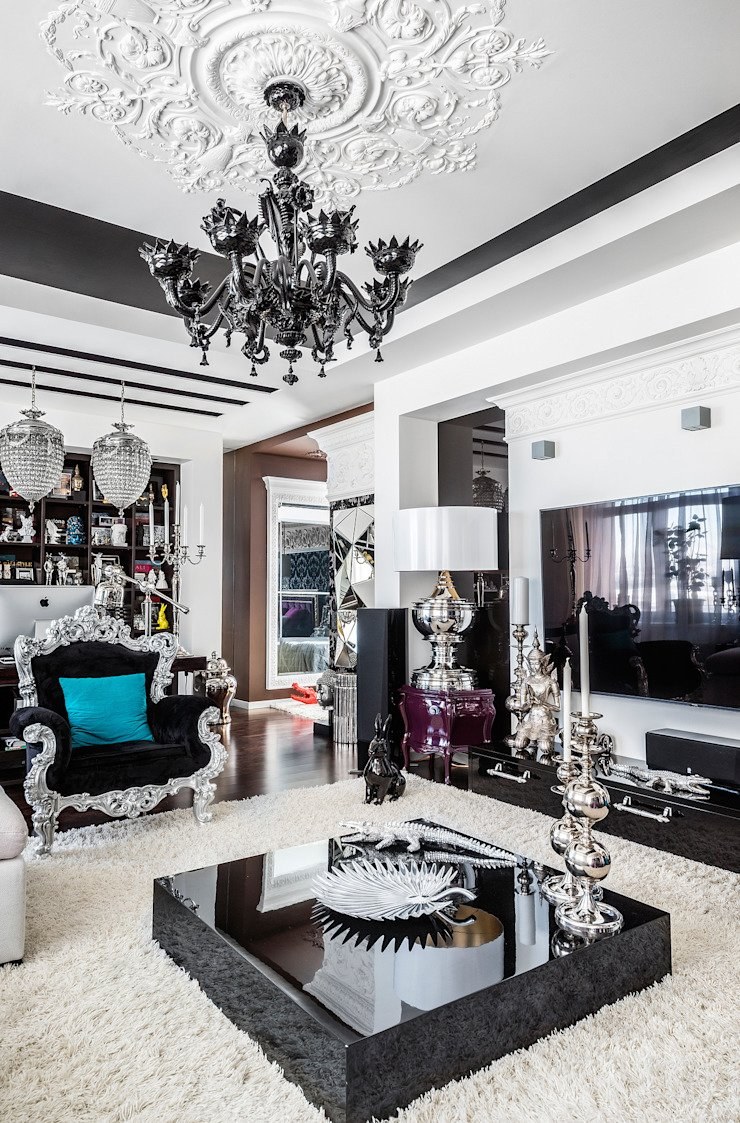 Гламурный стиль в интерьере