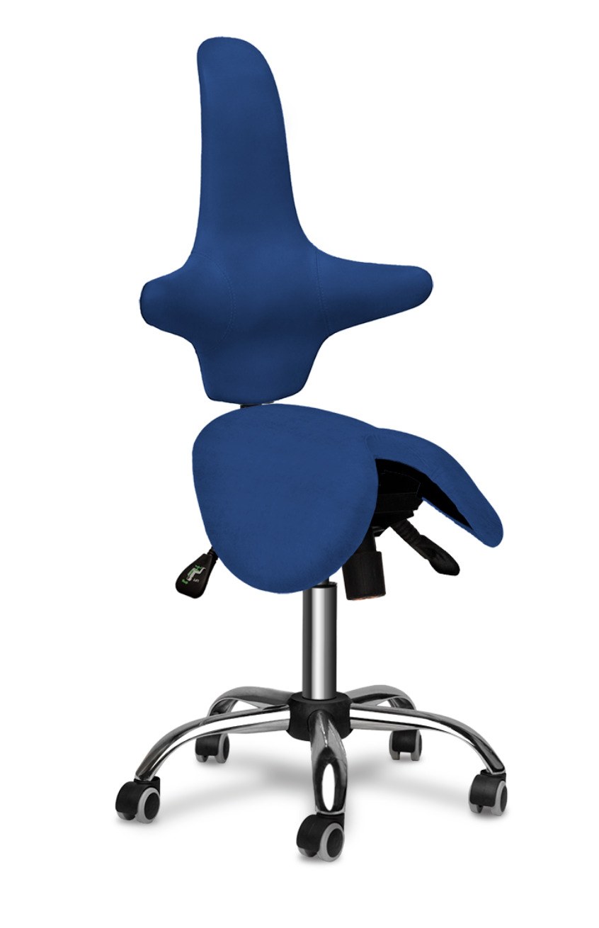 Кресло-седло со спинкой Gravitonus EZDUO back