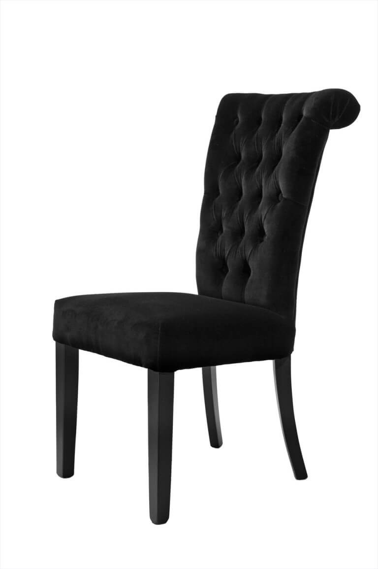 Стулья для гостиной черные (66 фото)