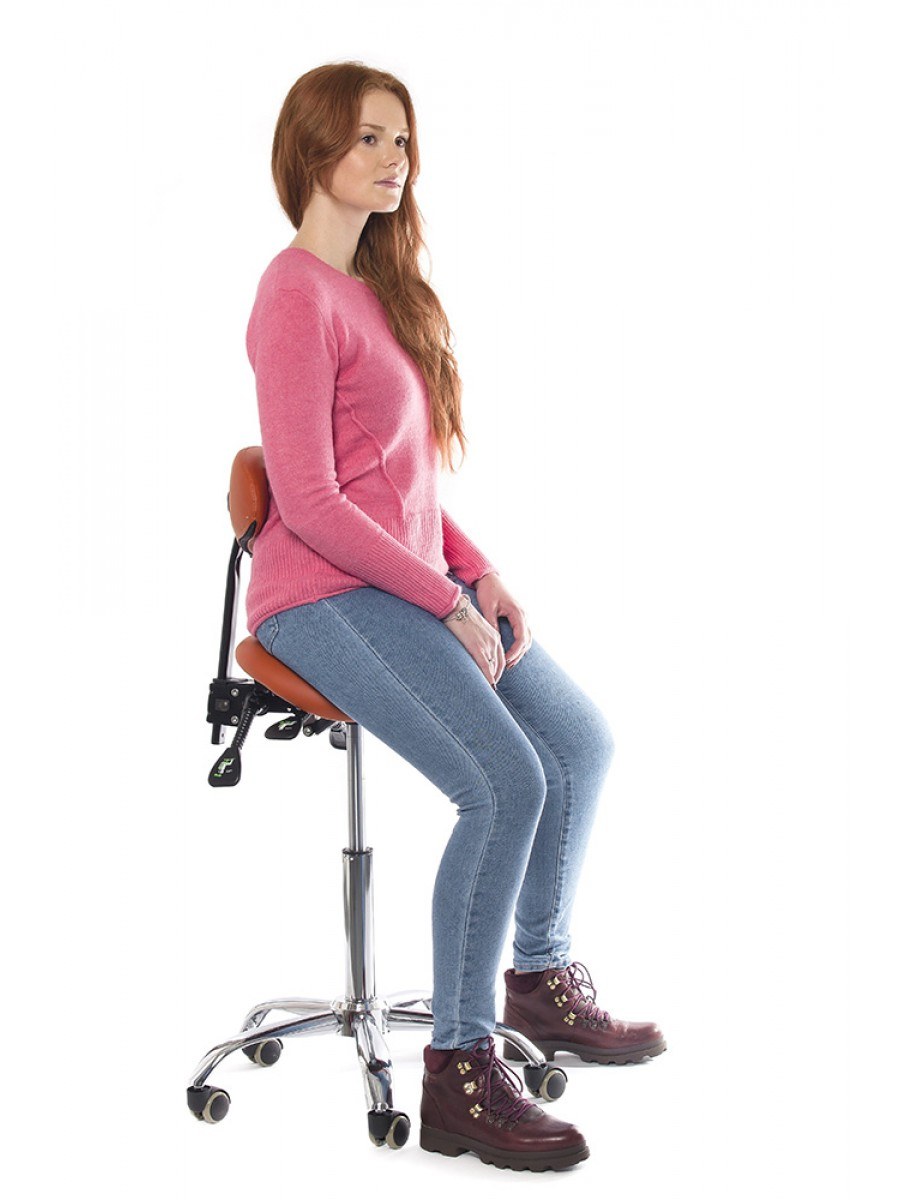 Smartstool s03b стул-седло со спинкой