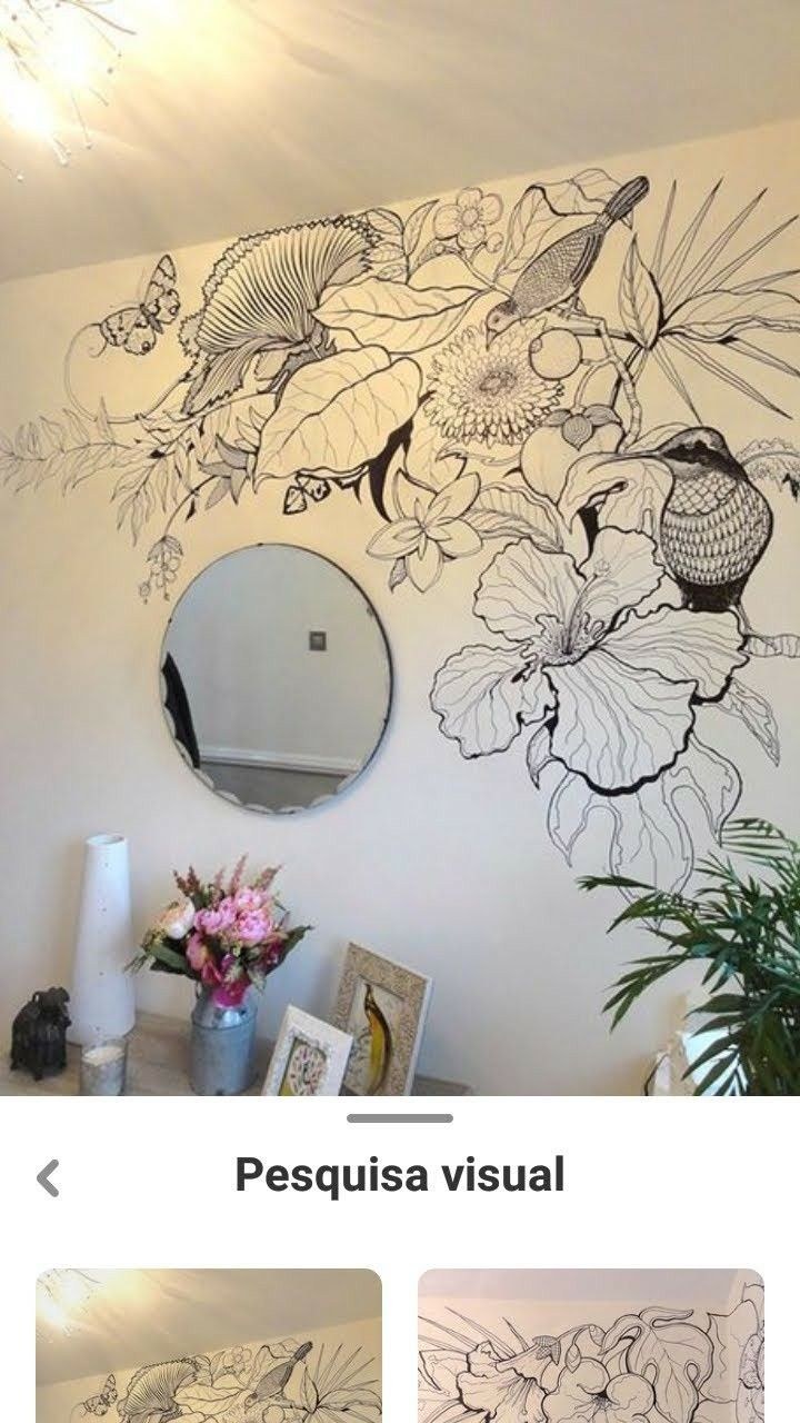 Графическая роспись стен