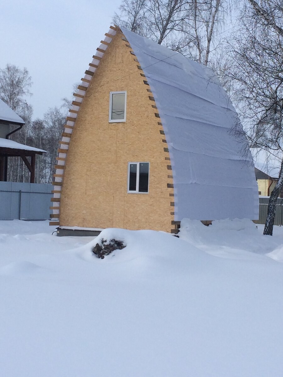 Арочная баня двухэтажная