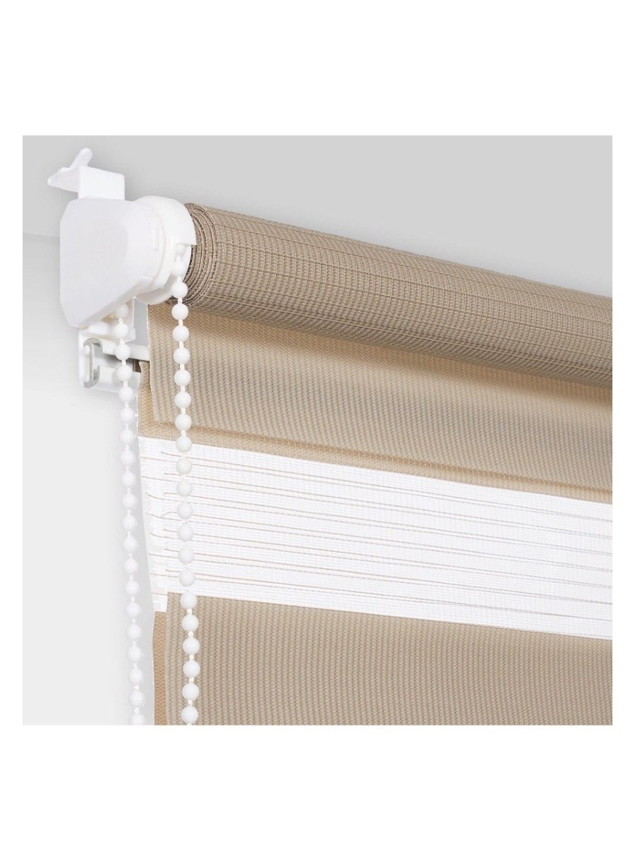 Штора рулонная день-ночь inspire, 55х160 см, цвет серый