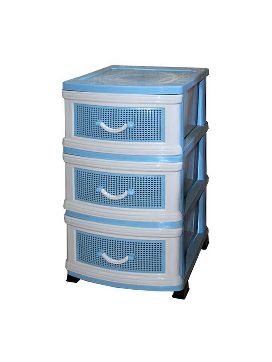 Пластиковый комод эластик пласт белый эп 371853