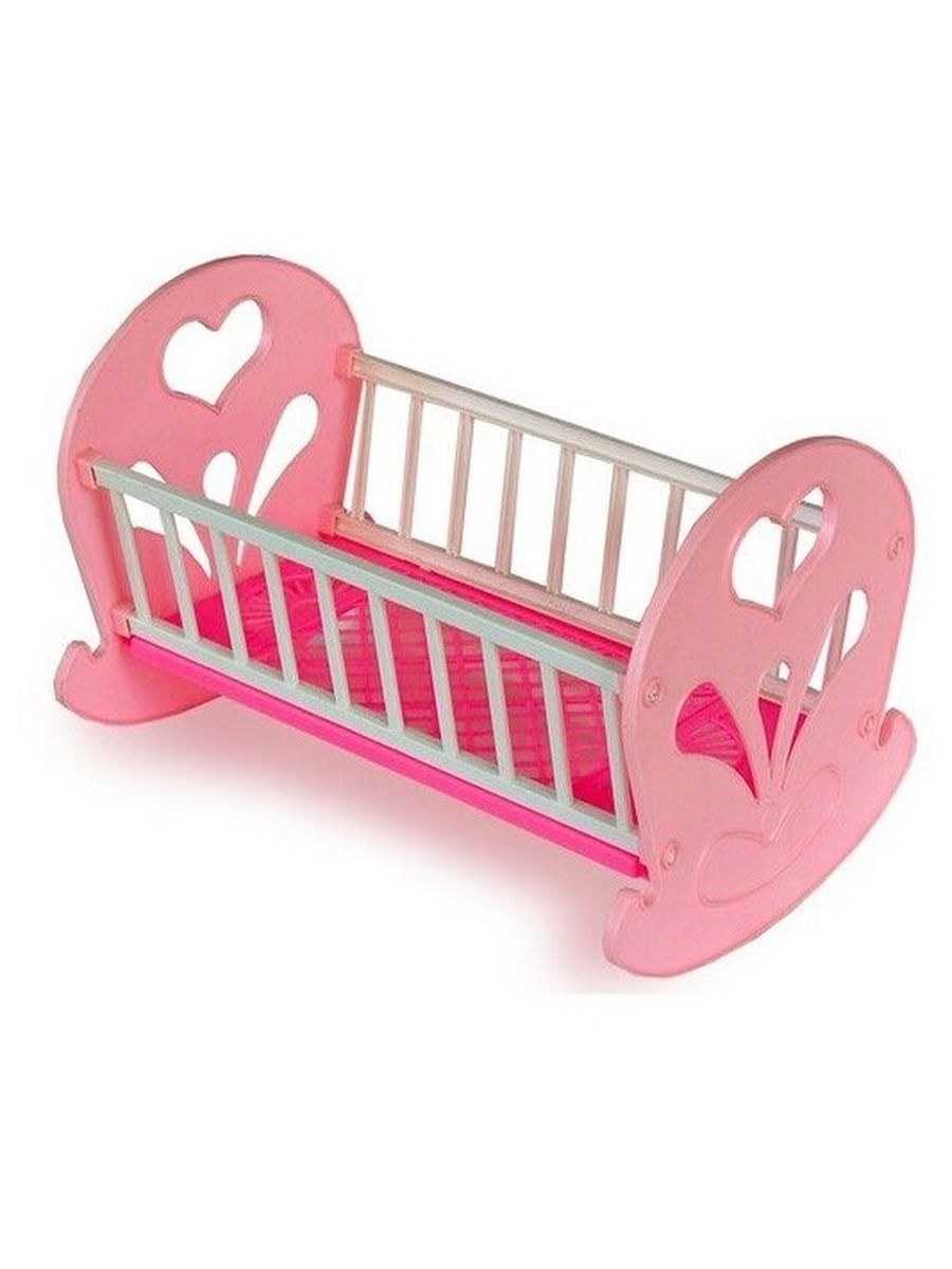 Огонёк кровать для кукол качалка