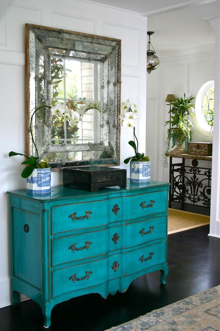 Мебель бирюзового цвета