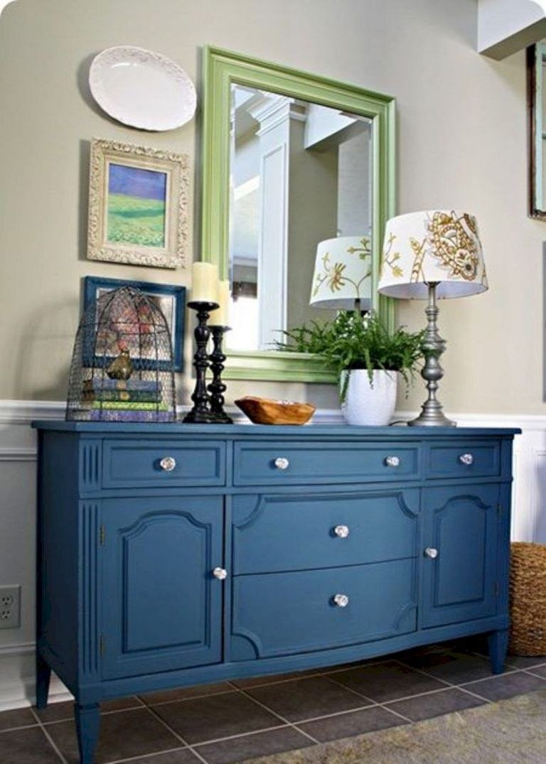 Крашенная мебель в интерьере