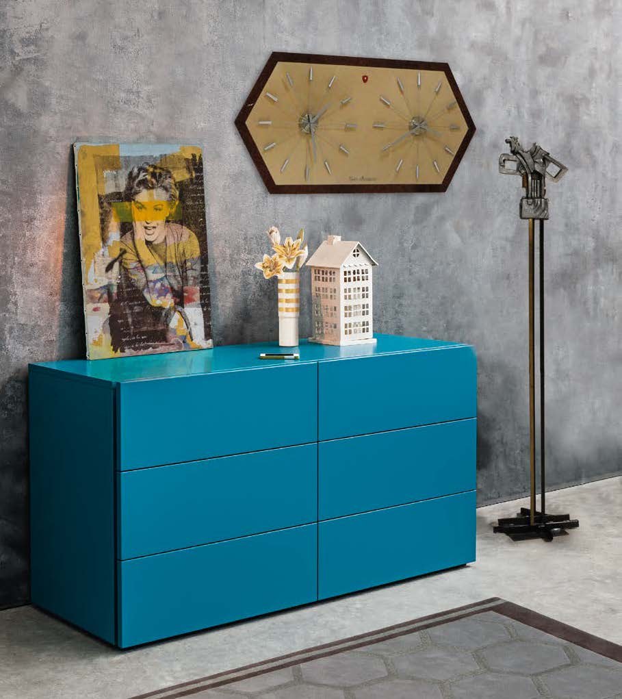 Комод морская волна