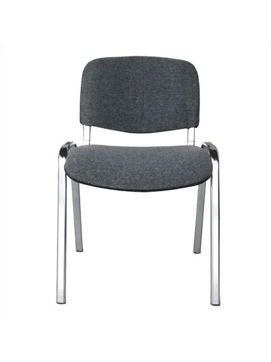 Стул офисный изо хром с-38 ткань серый