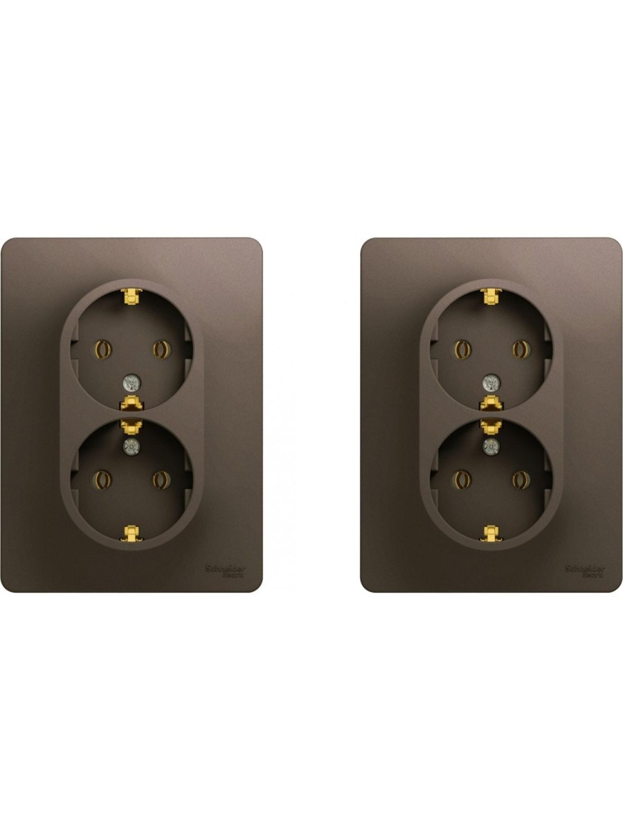 Schneider Electric Glossa розетка двойная