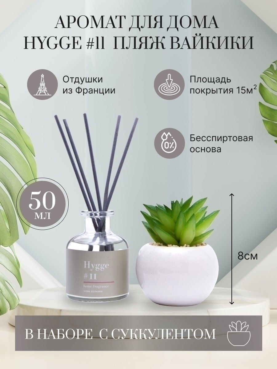 Hygge аромадиффузор табак бергамот