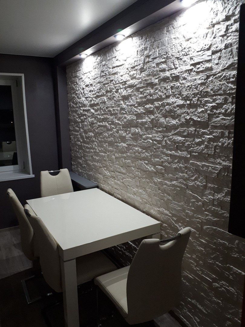 Камень сланец в интерьере