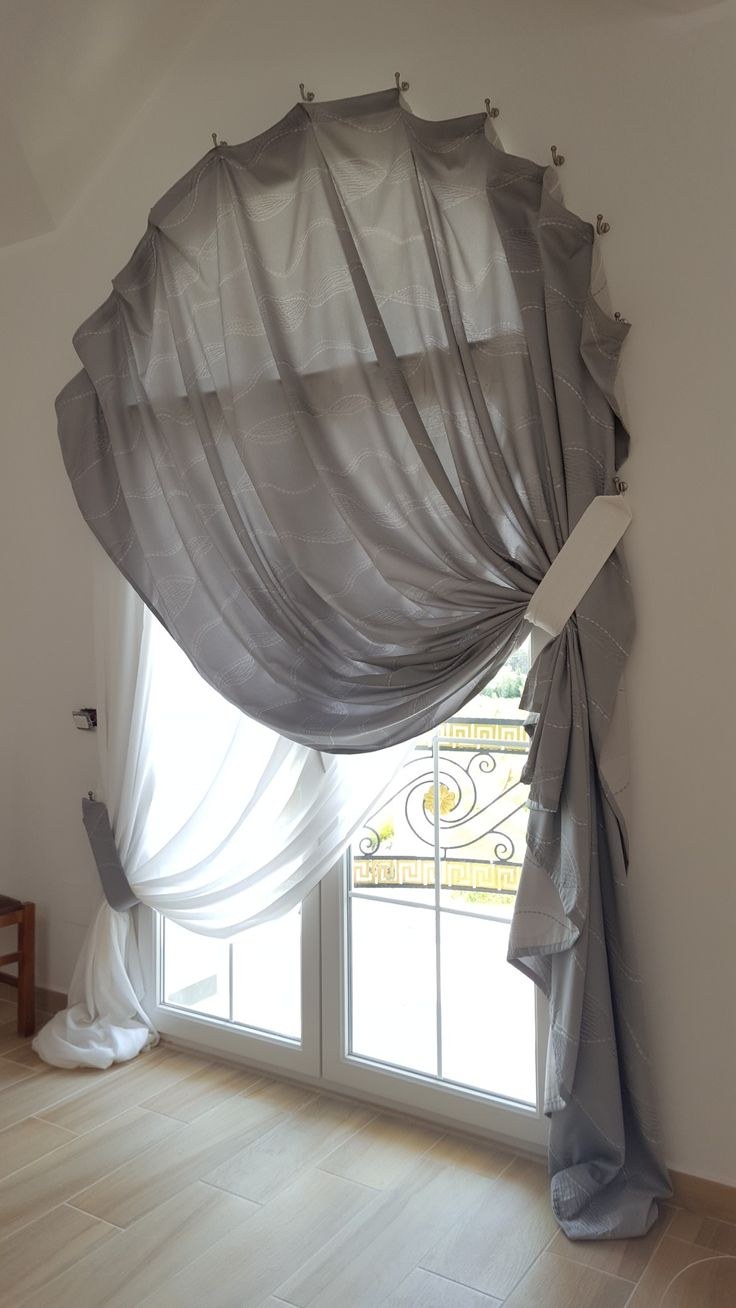 Шторы на полукруглое окно