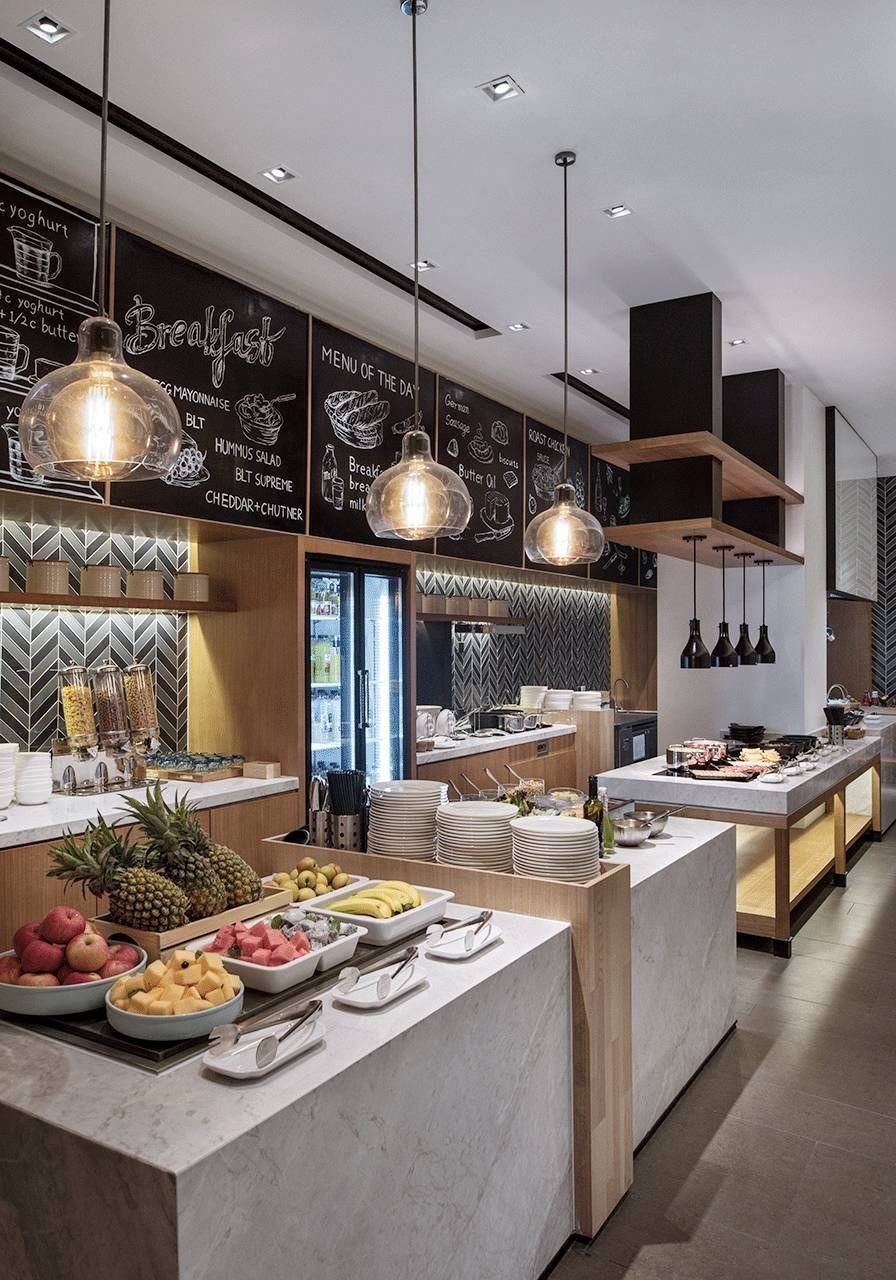 Интерьер буфета кафе