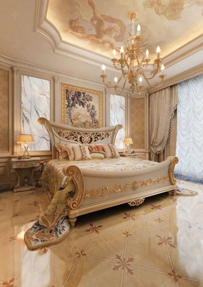 Спальня в стиле Ампир Барокко
