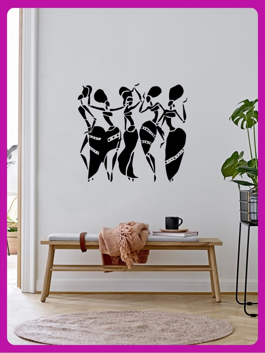 Наклейка интерьерная на дверь