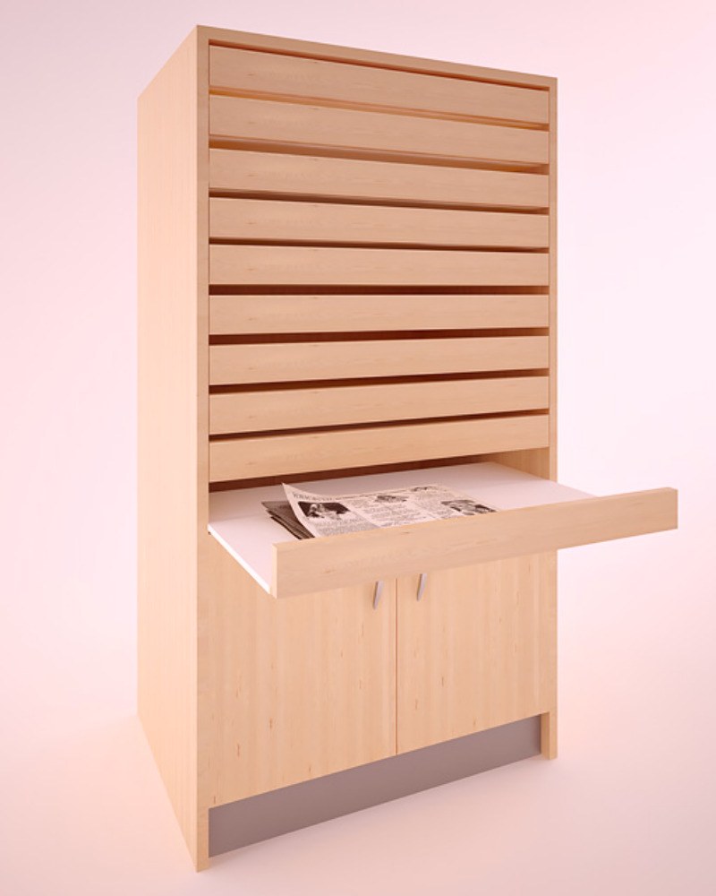 Шкаф-плакатница /860х390х1805 мм