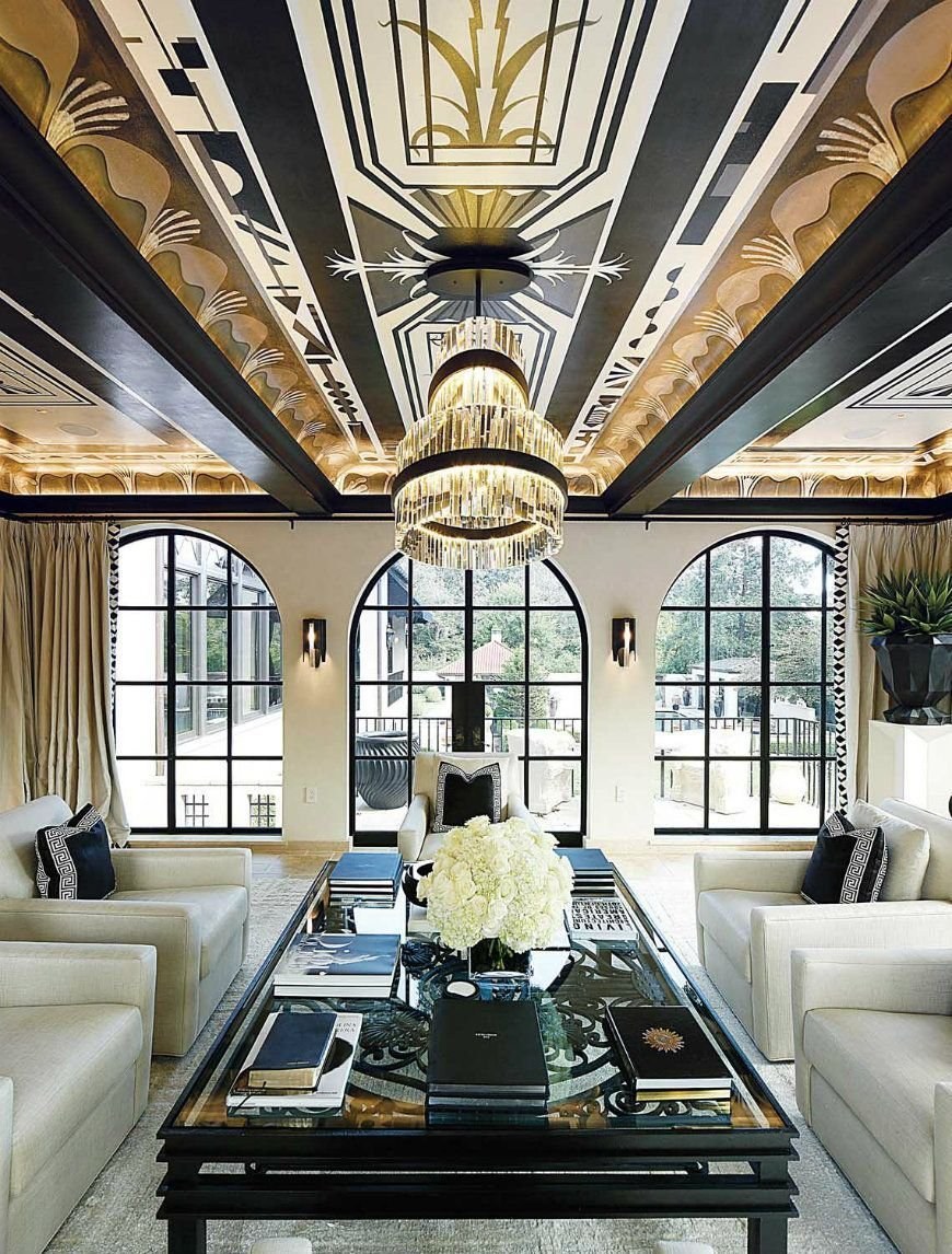 Богатый интерьер современный