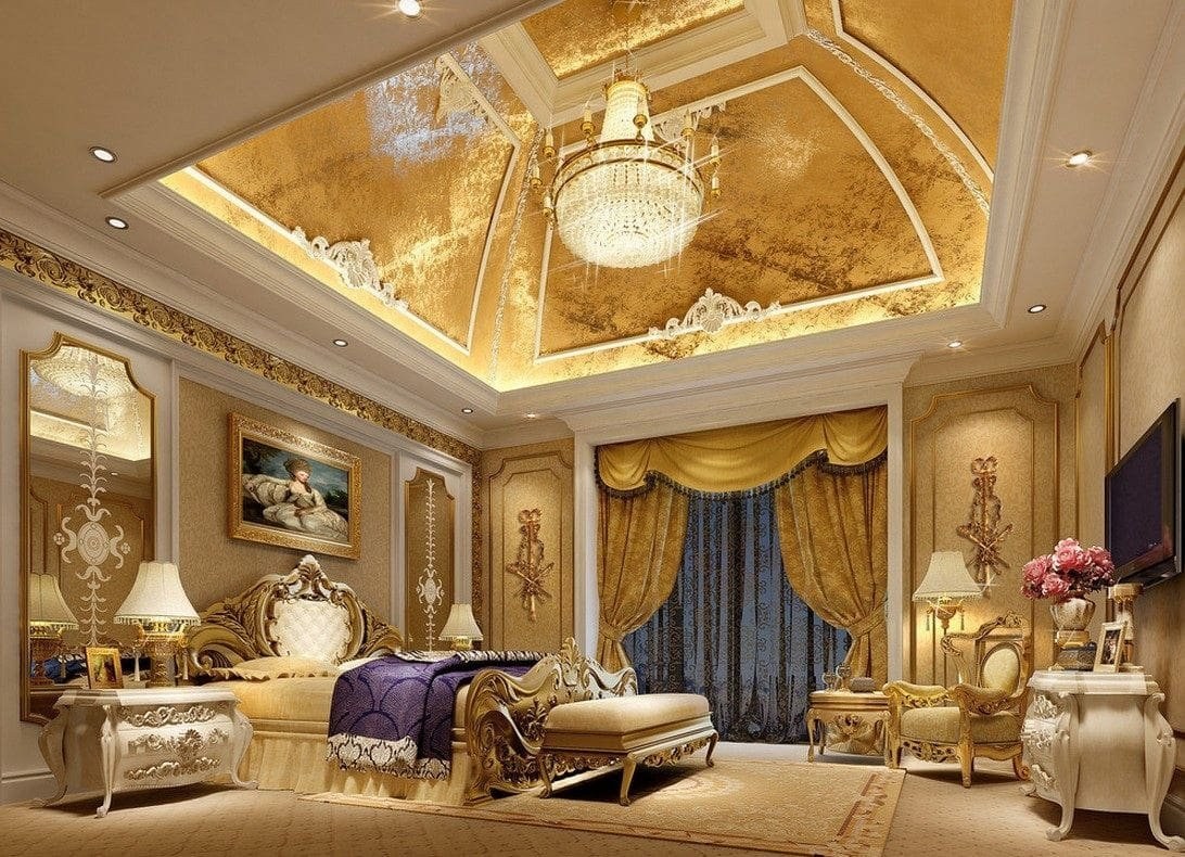 Богатая классика. Дворец Luxury Antonovich. Королевская спальня Luxury Antonovich Design. Королевский интерьер Luxury Antonovich Design. Роскошные интерьеры в золоте.