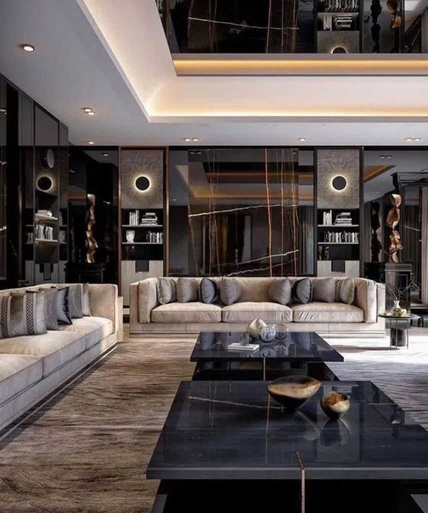 Роскошный современный интерьер