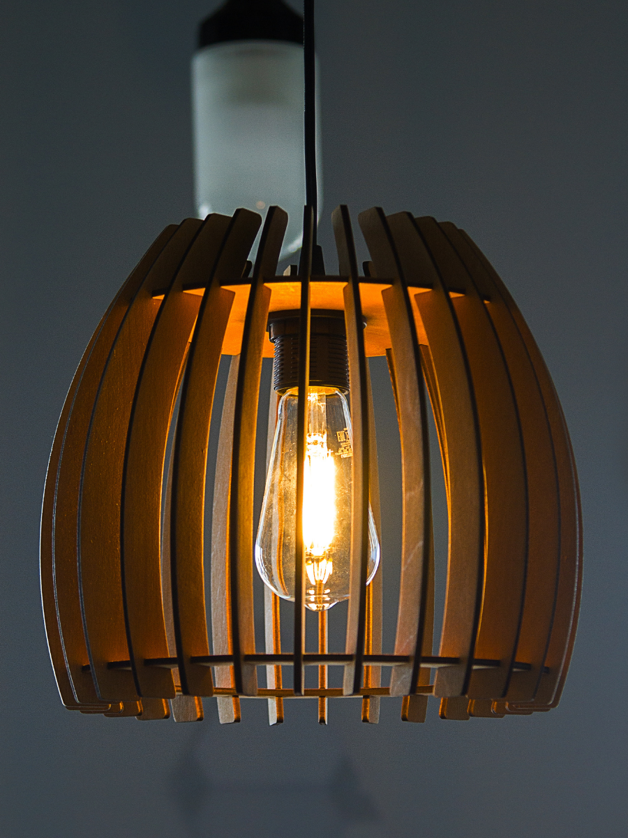 Абажур деревянный (63 фото)