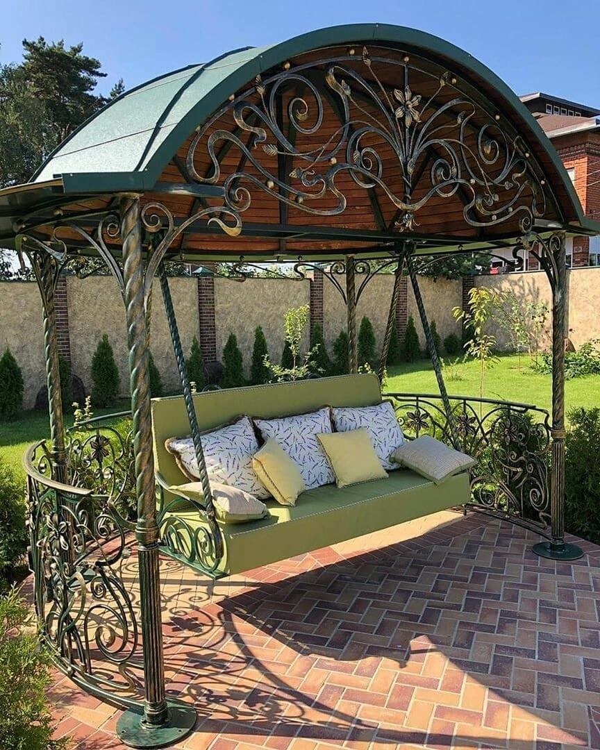 Кованые беседки для дачи