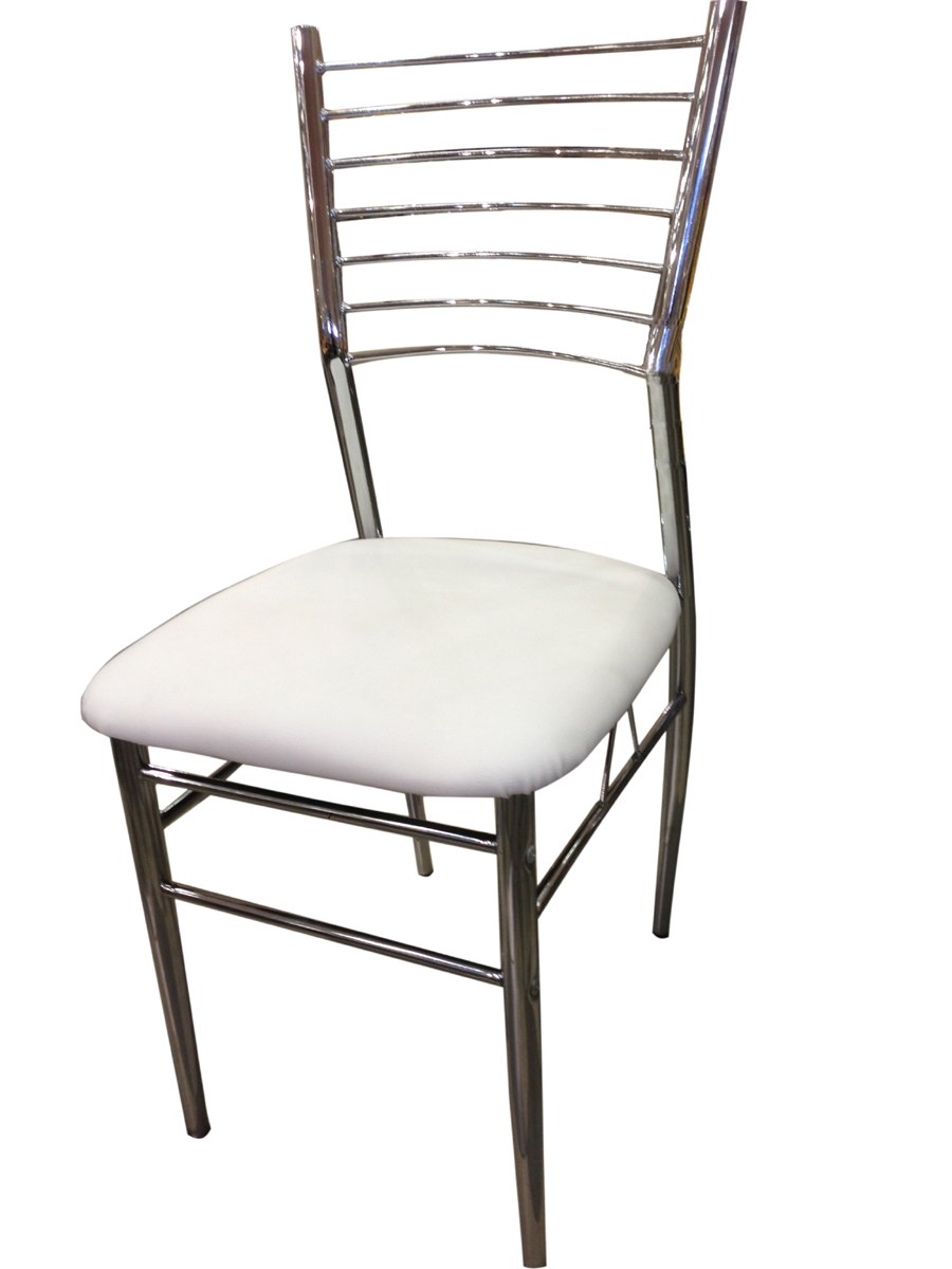 Стул на металлическом каркасе