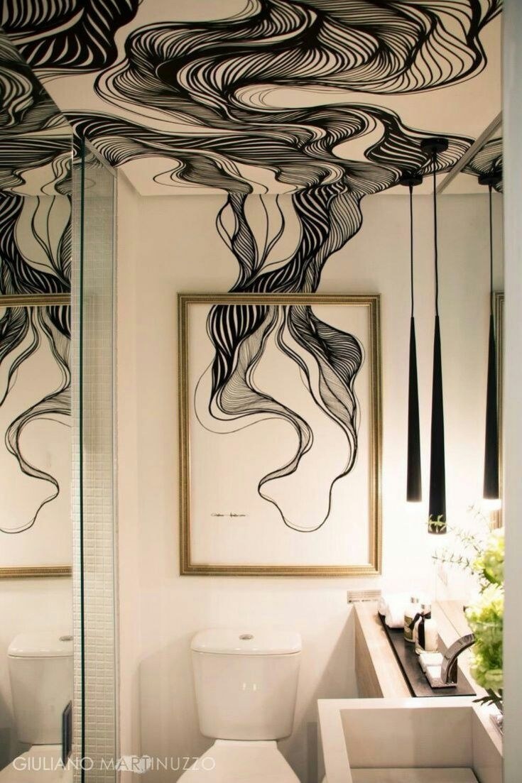 Абстрактная роспись стен