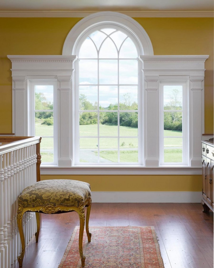 Обрамление окон в интерьере