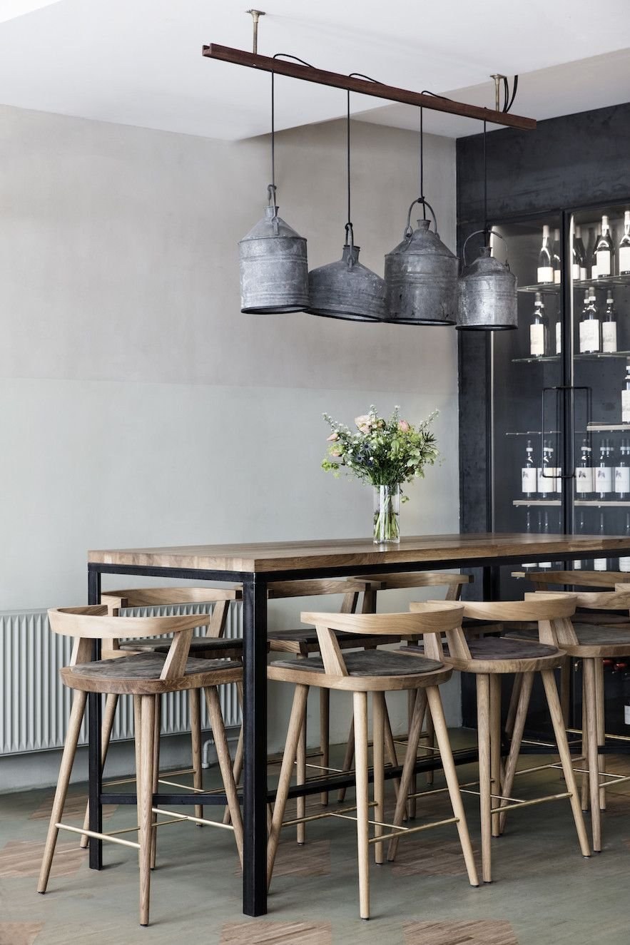 Барный стол лофт для кухни