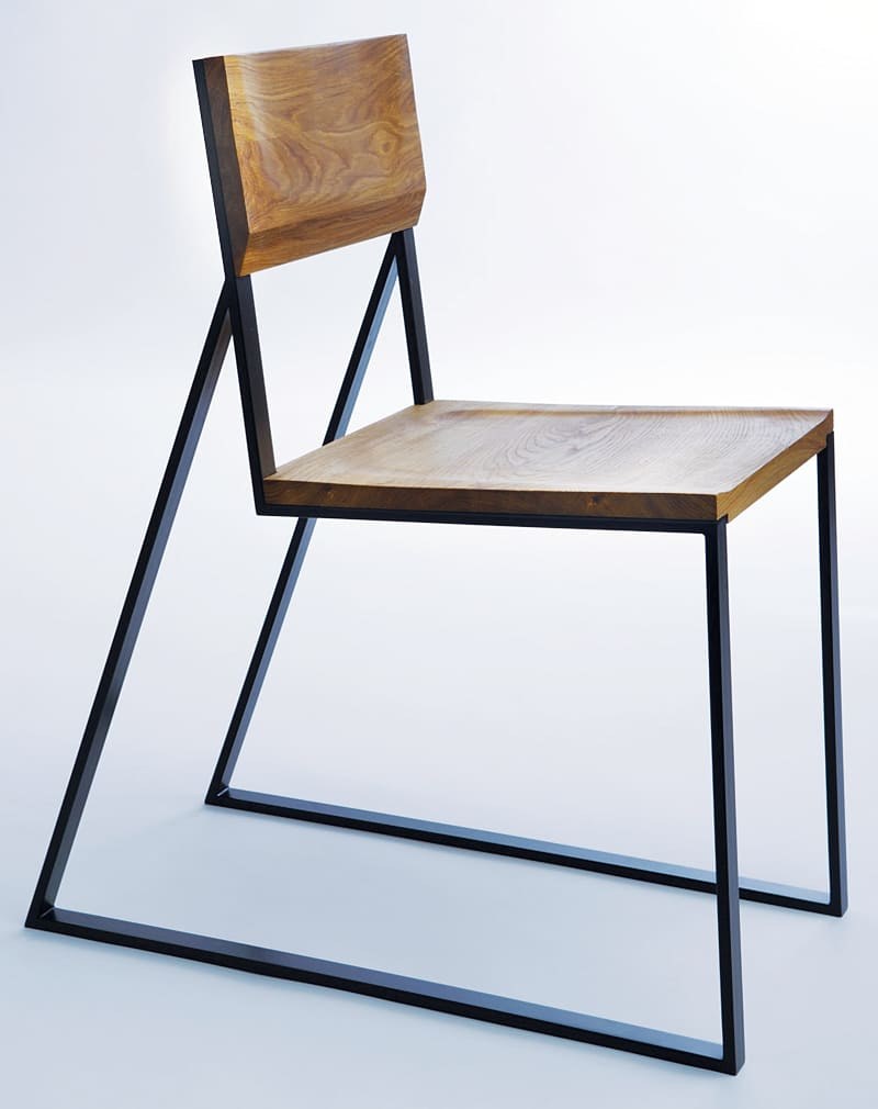 Стул лофт металл дерево