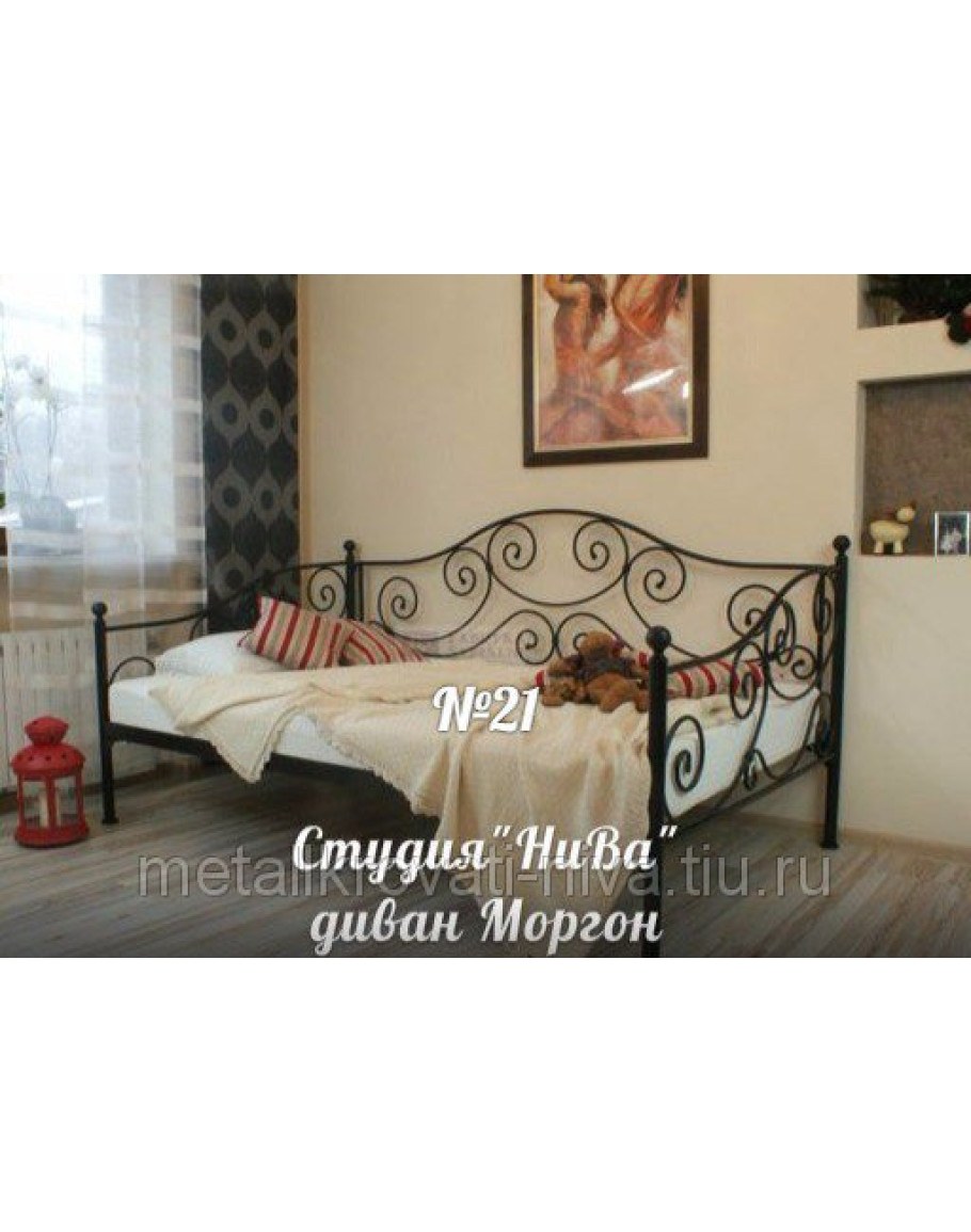 Кованые кровати с тремя спинками