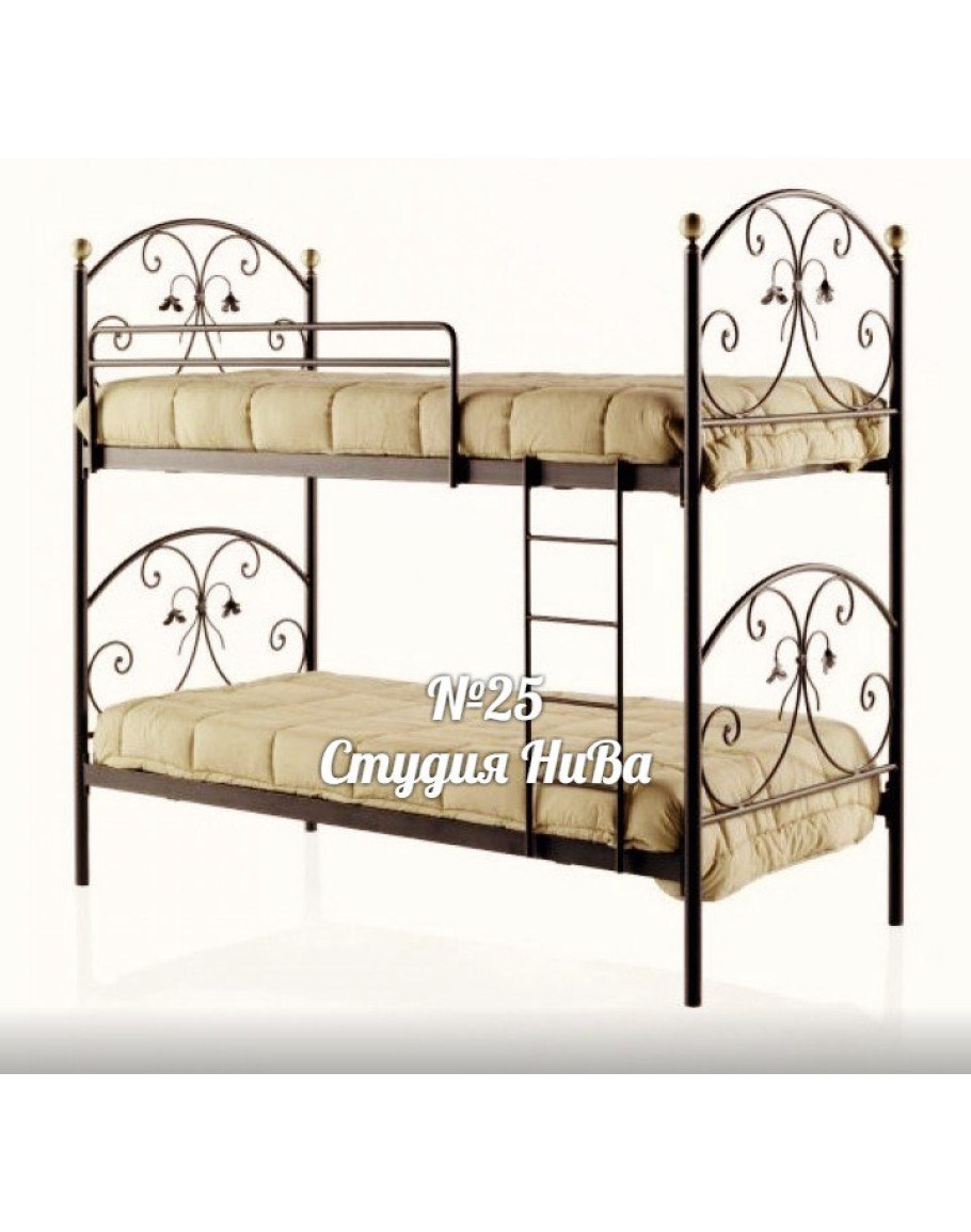 Кованые двухъярусные кровати