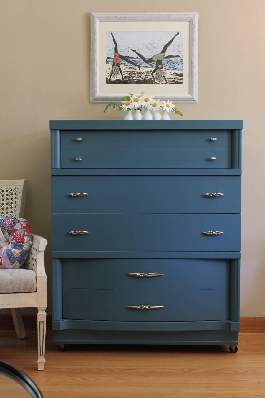 Комод цвет бирюза