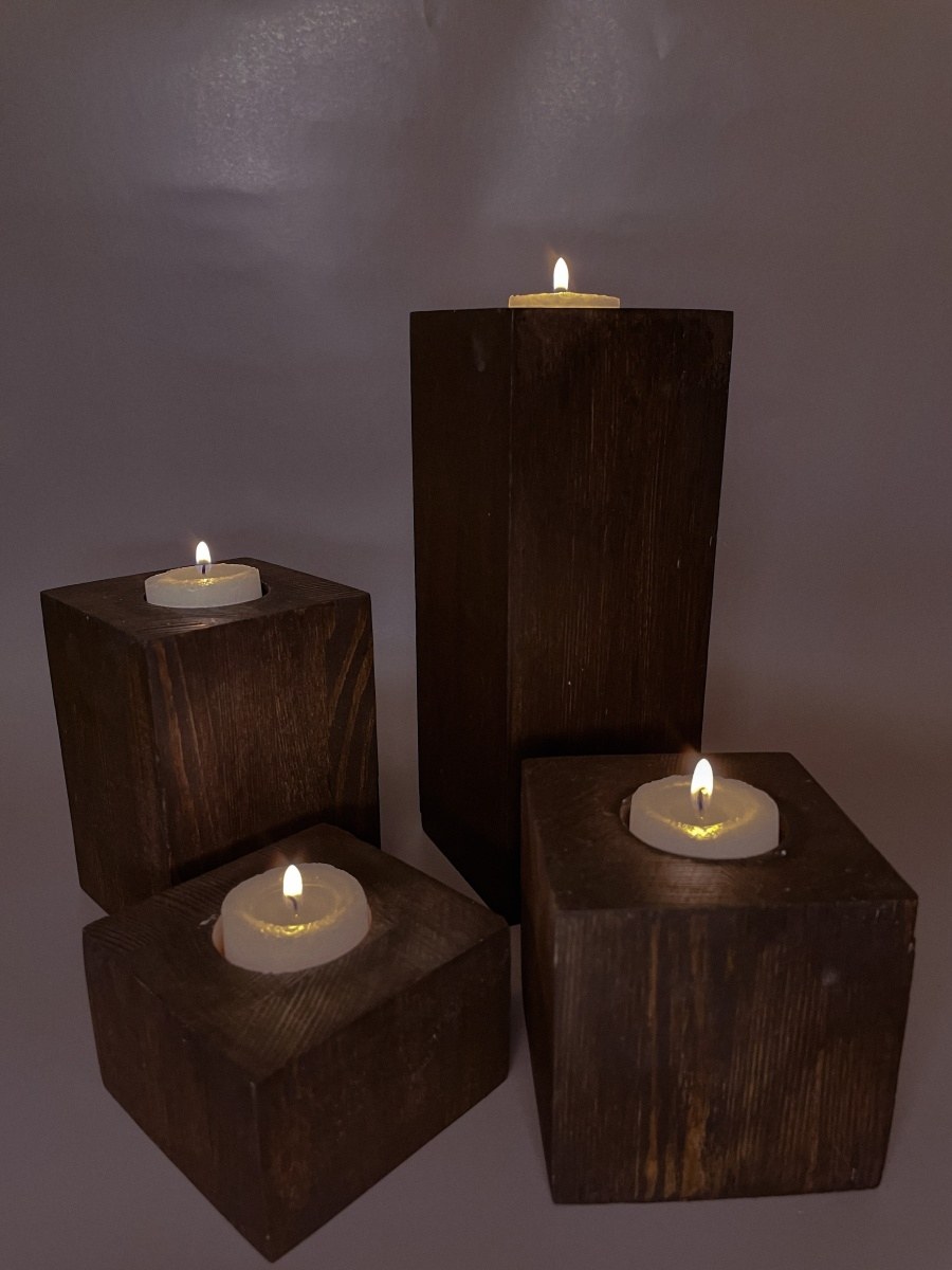 Подсвечник в стиле лофт