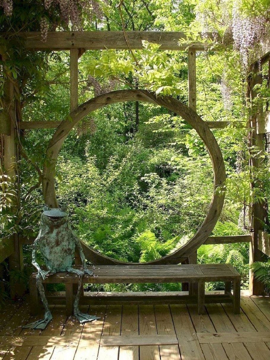 Пергола со скамейкой Тенистый сад