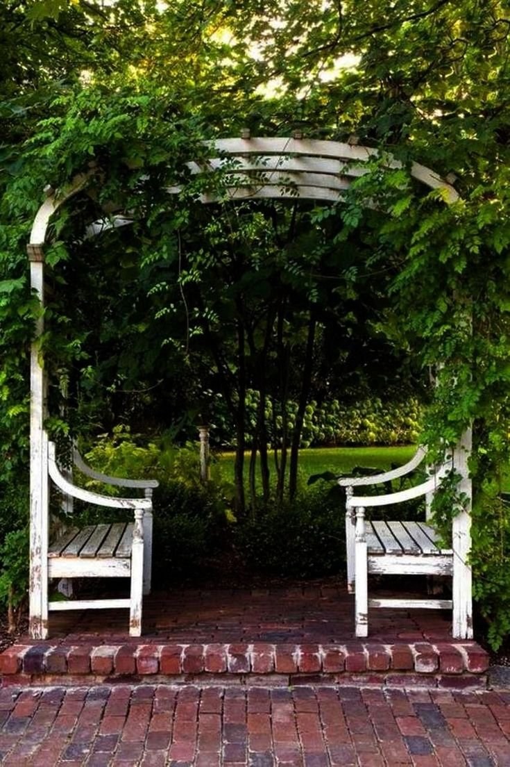 Пергола со скамейкой Тенистый сад