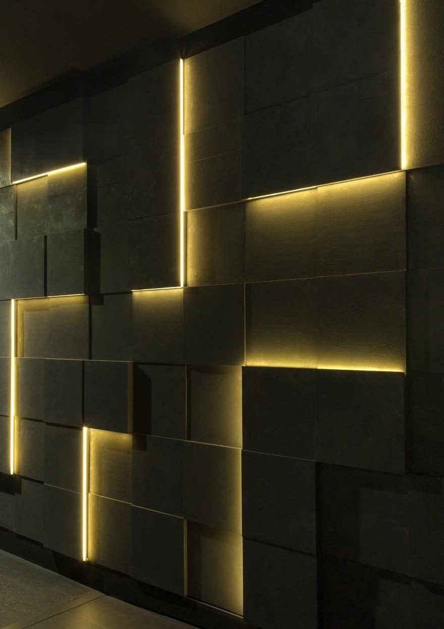 Панели с подсветкой на стену