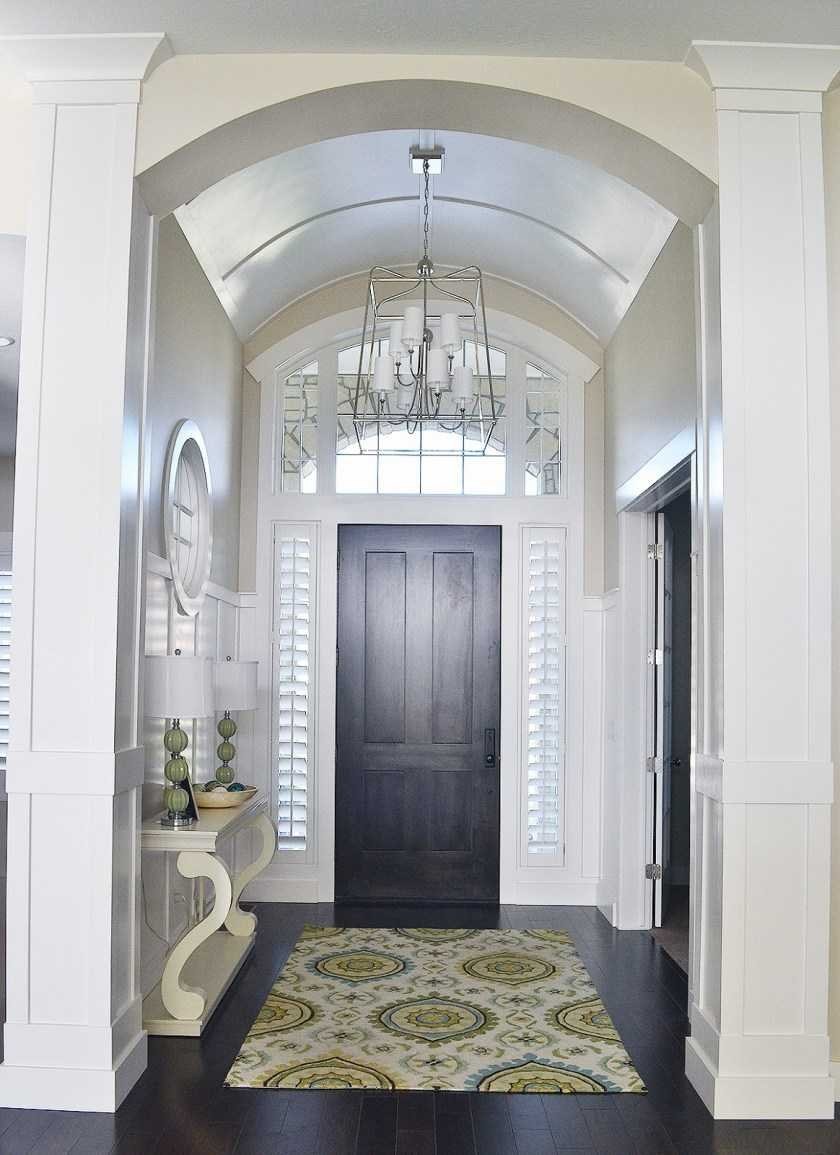 Арка в дверной проем на кухню