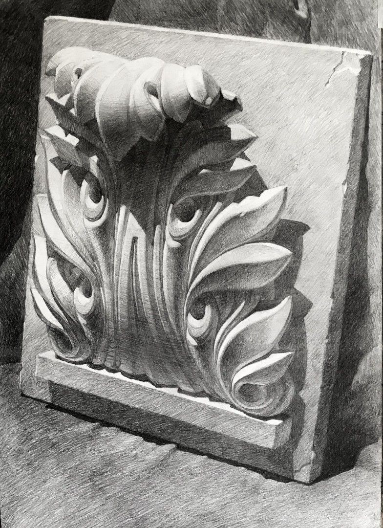 Лист аканта скульптура