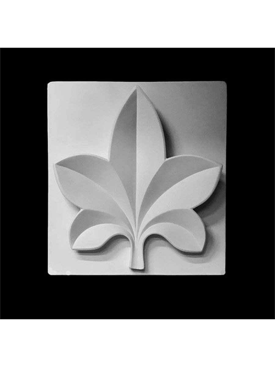 Орнамент пятилистник гипс