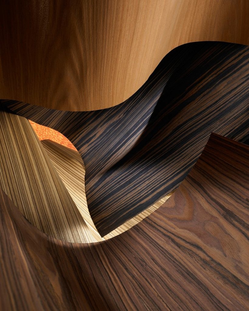 Файн лайн шпон мебель