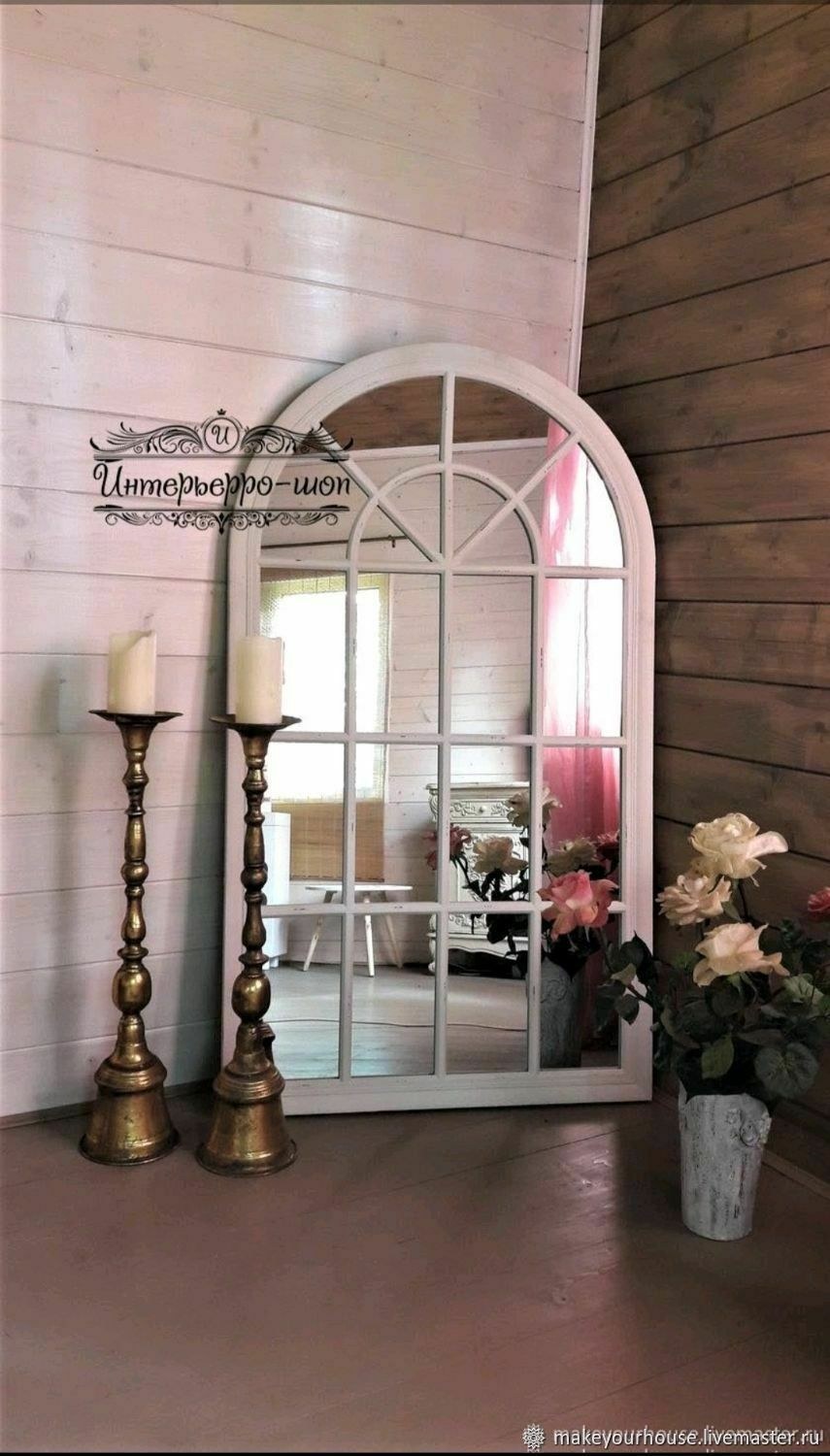 Зеркало-окно настенное арочное Entourage