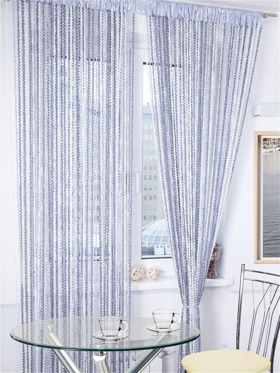 Шторы-лапша нитяные