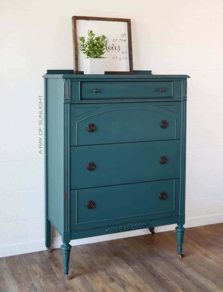 Комод бирюза