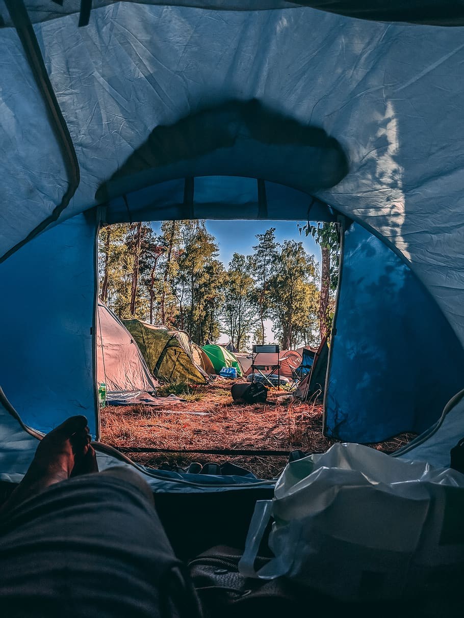 Палатка с прозрачными стенами