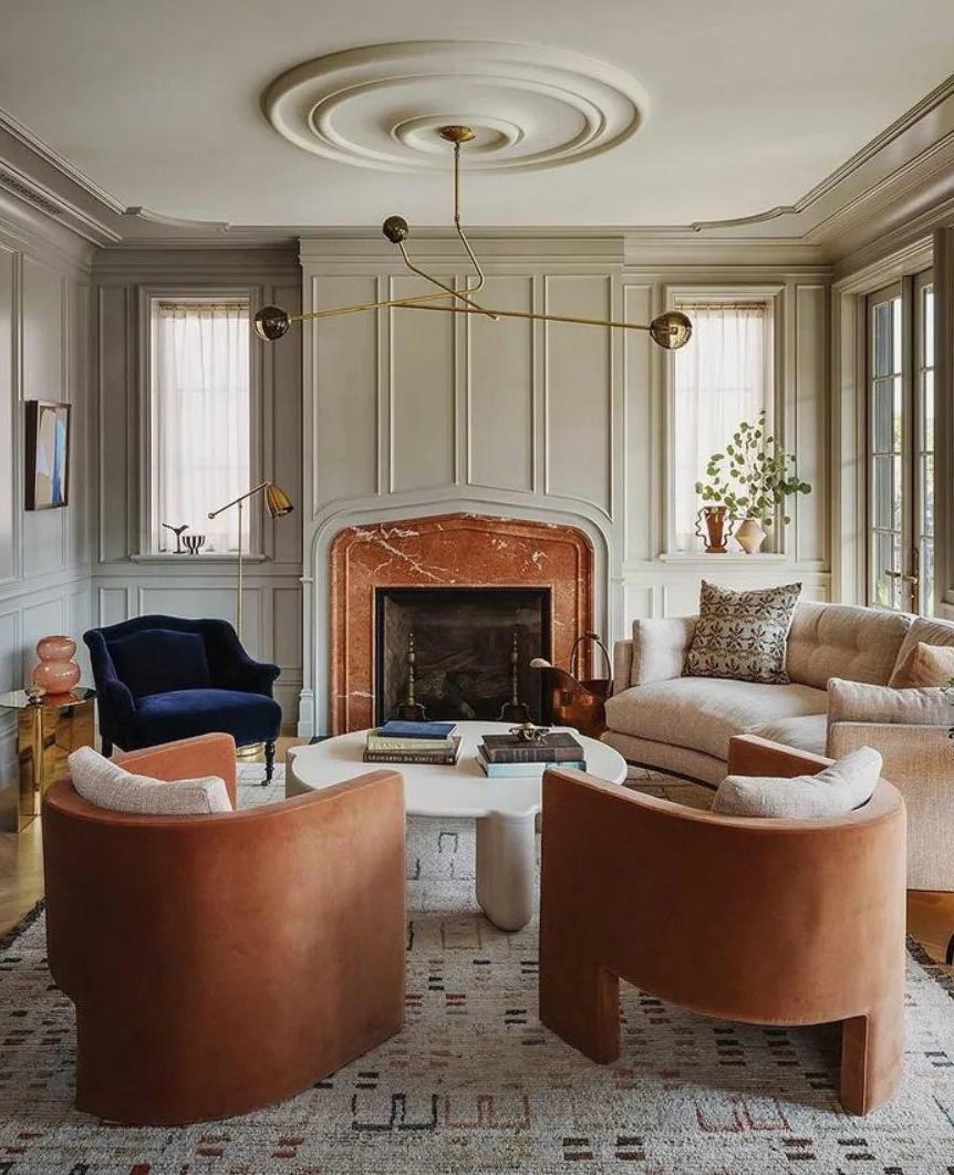 Изысканный интерьер для гостиной (70 фото)